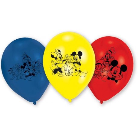 Disney Mickey léggömb, lufi 6 db-os