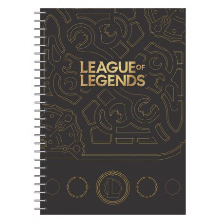 League of Legends A/4 spirál vonalas füzet 70 lapos