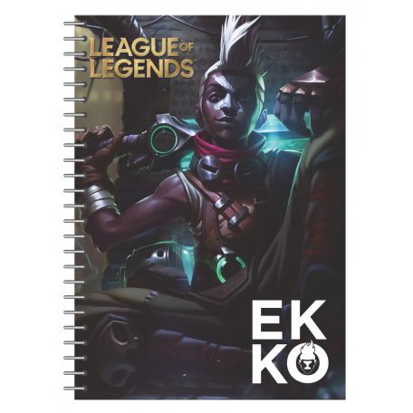 League of Legends A/4 spirál vonalas füzet 70 lapos