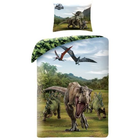 Jurassic World ágyneműhuzat 140×200 cm, 70×90 cm