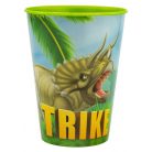 Dinoszaurusz pohár, műanyag 260 ml